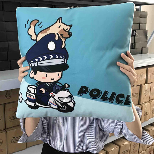 警察卡通抱枕（被子） 商品图6
