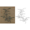 宋画花鸟白描底稿-佚名《折枝果图》-斗方小品册页-GH44 商品缩略图0