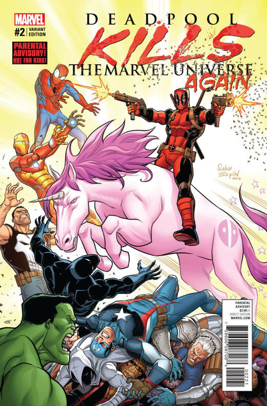 死侍再次屠杀漫威宇宙 主刊 Deadpool Kills Marvel Universe Again（2017）变体 商品图3