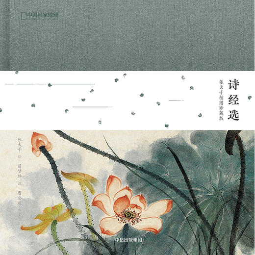 《诗经选：张大千插图珍藏版》《诗经》 |  诚挚自然细腻悠扬 张大千 |  泼彩神韵清丽雅逸  中国首部诗歌总集 +“五百年来第一人” 随书配套独家音频 扫描书内二维码 听配乐朗读。 商品图0
