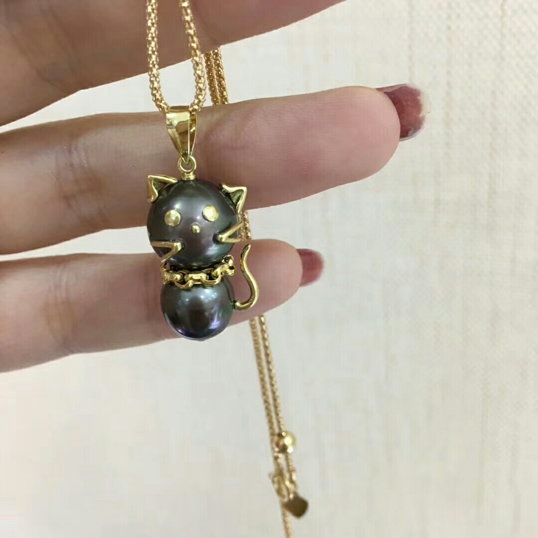 黑猫吊坠