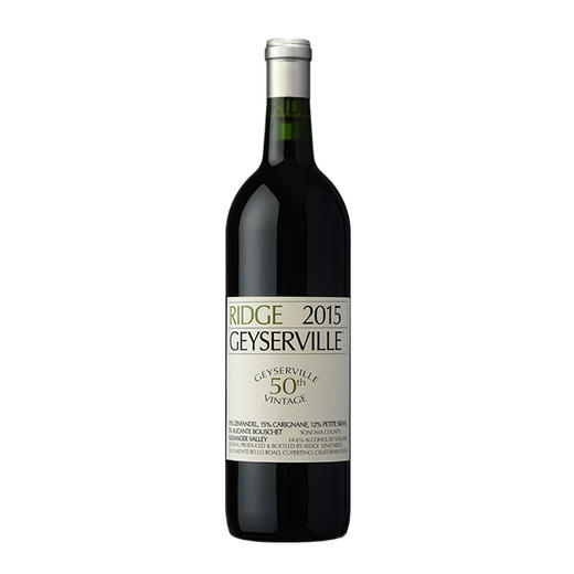 瑞园盖世泉红葡萄酒，美国 索诺玛海岸  Ridge Geyserville Zinfandel Blend, USA Sonoma County 商品图1
