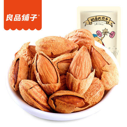良品铺子手剥巴旦木原味坚果零食小吃干果巴达木扁桃仁巴坦木袋装 商品图0