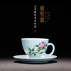 宝瓷林天青粉彩茶花咖啡杯碟 商品缩略图0