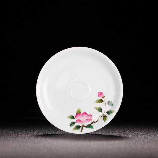宝瓷林天青粉彩茶花咖啡杯碟 商品图2