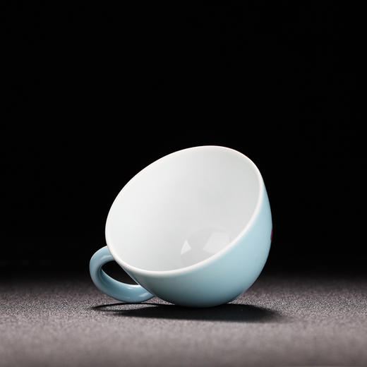 宝瓷林天青粉彩茶花咖啡杯碟 商品图5