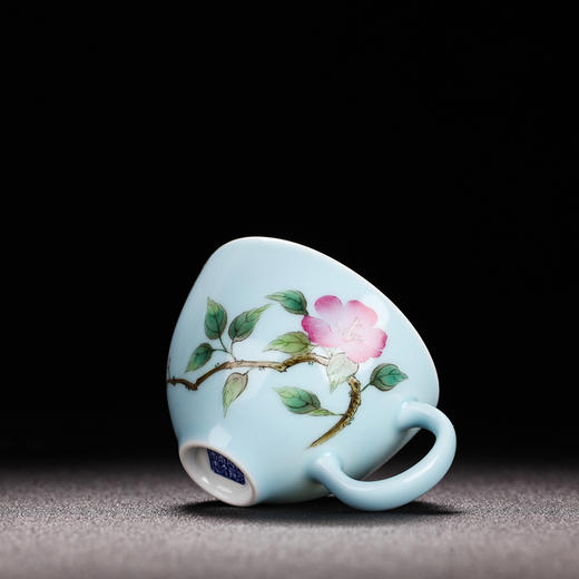 宝瓷林天青粉彩茶花咖啡杯碟 商品图4