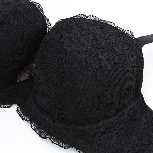 告白黑 蕾丝款小清新大罩杯内衣 101/121/131/151型 奶糖派Candy La VIE 商品图2