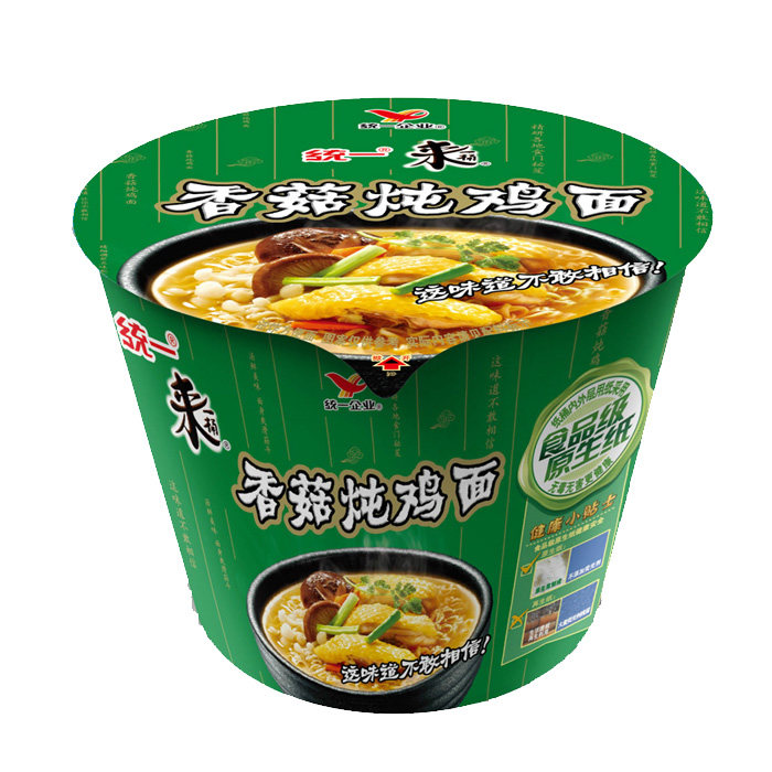 休闲食品80g统一香菇炖鸡牛肉面 1桶