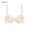 奶糖派知秋 橘粉 清新少女大罩杯 内衣文胸蕾丝甜美 商品缩略图0