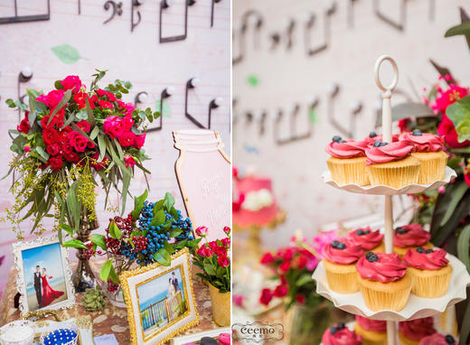 玫红+藏青 商品图11