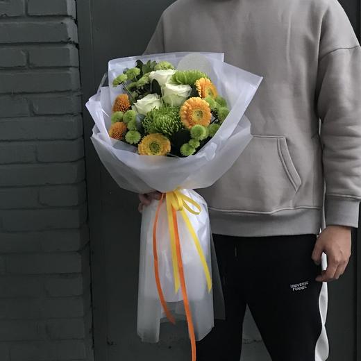 拾年花房 乒乓菊花束 纪念款 商品图0
