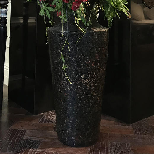 花瓶花艺仿真花装饰花复古蝴蝶兰落地式客厅欧式风格花器套装 蝴蝶兰整体套装花艺 商品图2