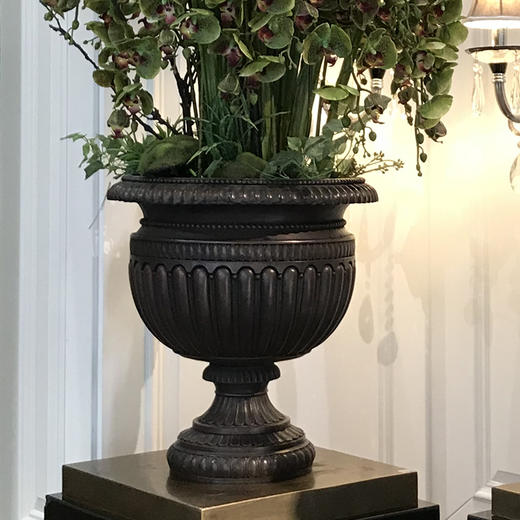 花瓶花艺罗马仿真花装饰花复古蝴蝶兰落地式客厅欧式风格花器套装 蝴蝶兰整体套装花艺 商品图4