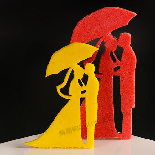 婚宴盘头模具【05】  盘饰模具可以制作盐雕、巧克力、琼脂等 商品图1