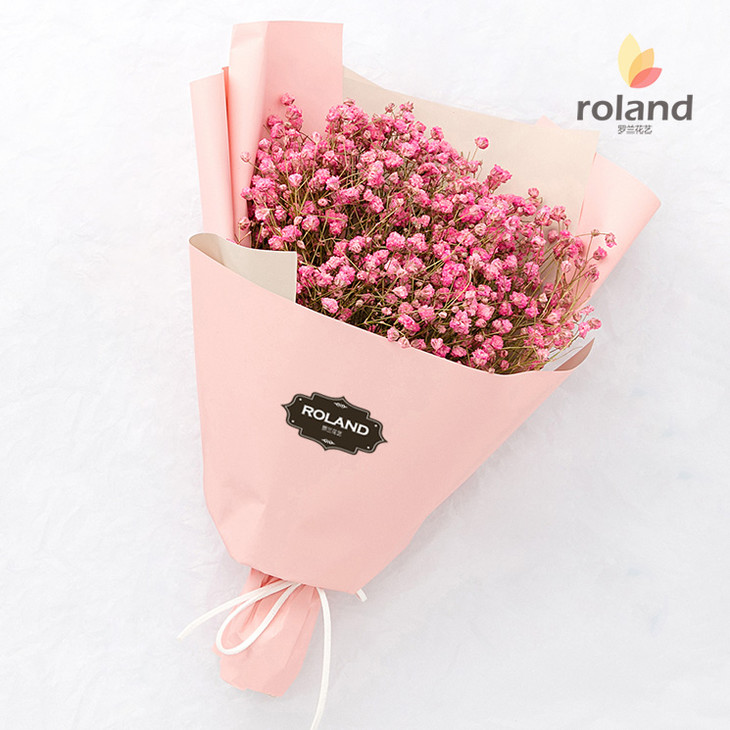 产品说明 花材构成 粉色满天星干花 包装形式 精美花束 购买须知