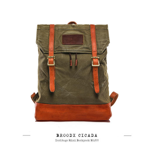 现货 | BROODX CICADA复古军事背包洗水版（军绿款） 商品图5