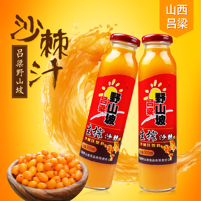 吕梁野山坡沙棘汁300ml