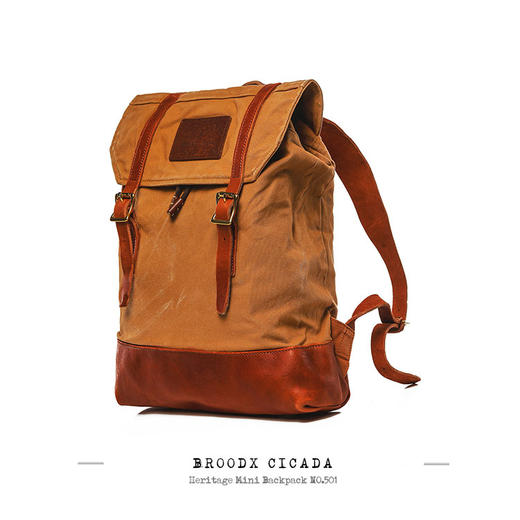 现货 | BROODX CICADA复古军事背包洗水版（军黄款） 商品图0