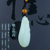 和田玉（白玉）独籽挂件--仕女 41.749g 商品缩略图1