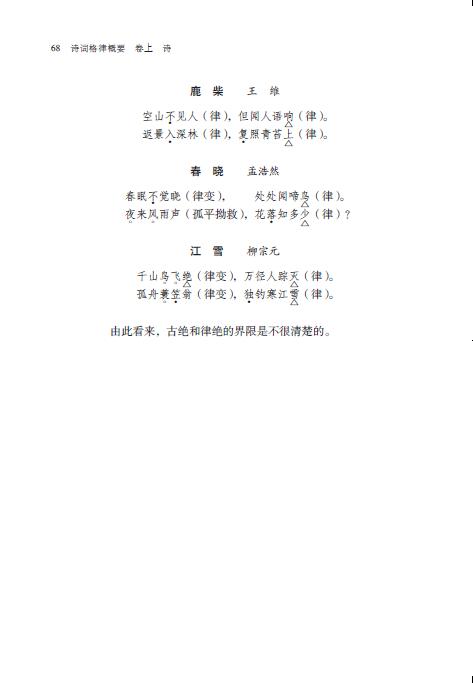 诗词格律概要 诗词格律十讲  （校订重排第3版） 商品图4