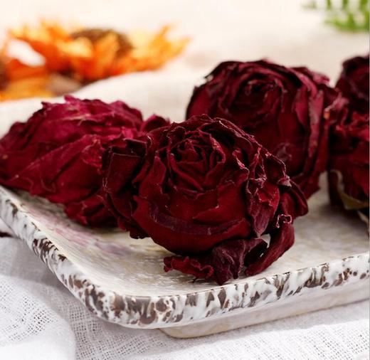 玫瑰花 墨红玫瑰 玫瑰花茶 墨红玫瑰花冠 商品图0