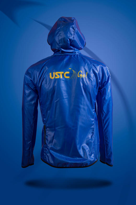 中国科大校友皮肤风衣 蓝色 快干 轻量 团体标志 团队 严素态度 商品图2