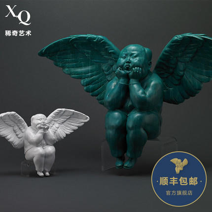 稀奇艺术限量设计师版雕塑瞿广慈作品《天使》有意者请与我们联系 商品图0