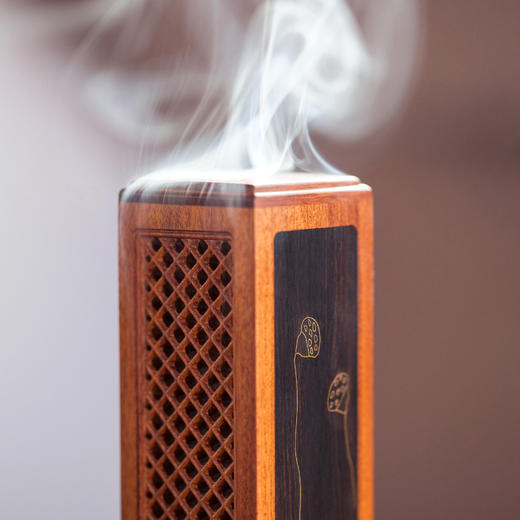 【莲蓬】小立炉四件套(紫光檀+酸枝) 商品图2