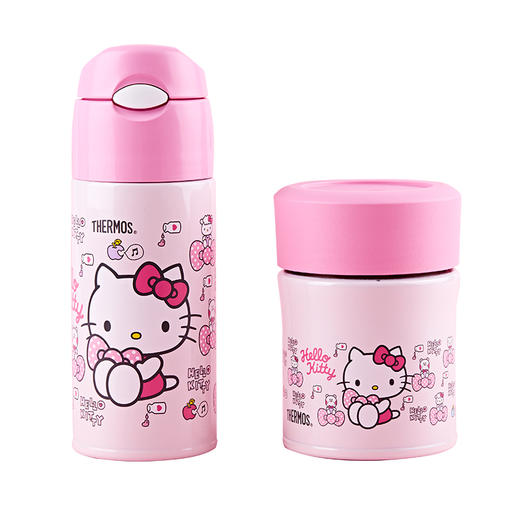 （永久下架）限定款 hello kitty膳魔师礼盒套装（保温杯=焖烧罐） 商品图1