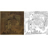 宋画人物小品白描底稿-佚名-人物故事图-斗方小品册页-GD23 商品缩略图0