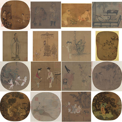宋画人物小品白描底稿一套30幅册页-DB85 商品图0