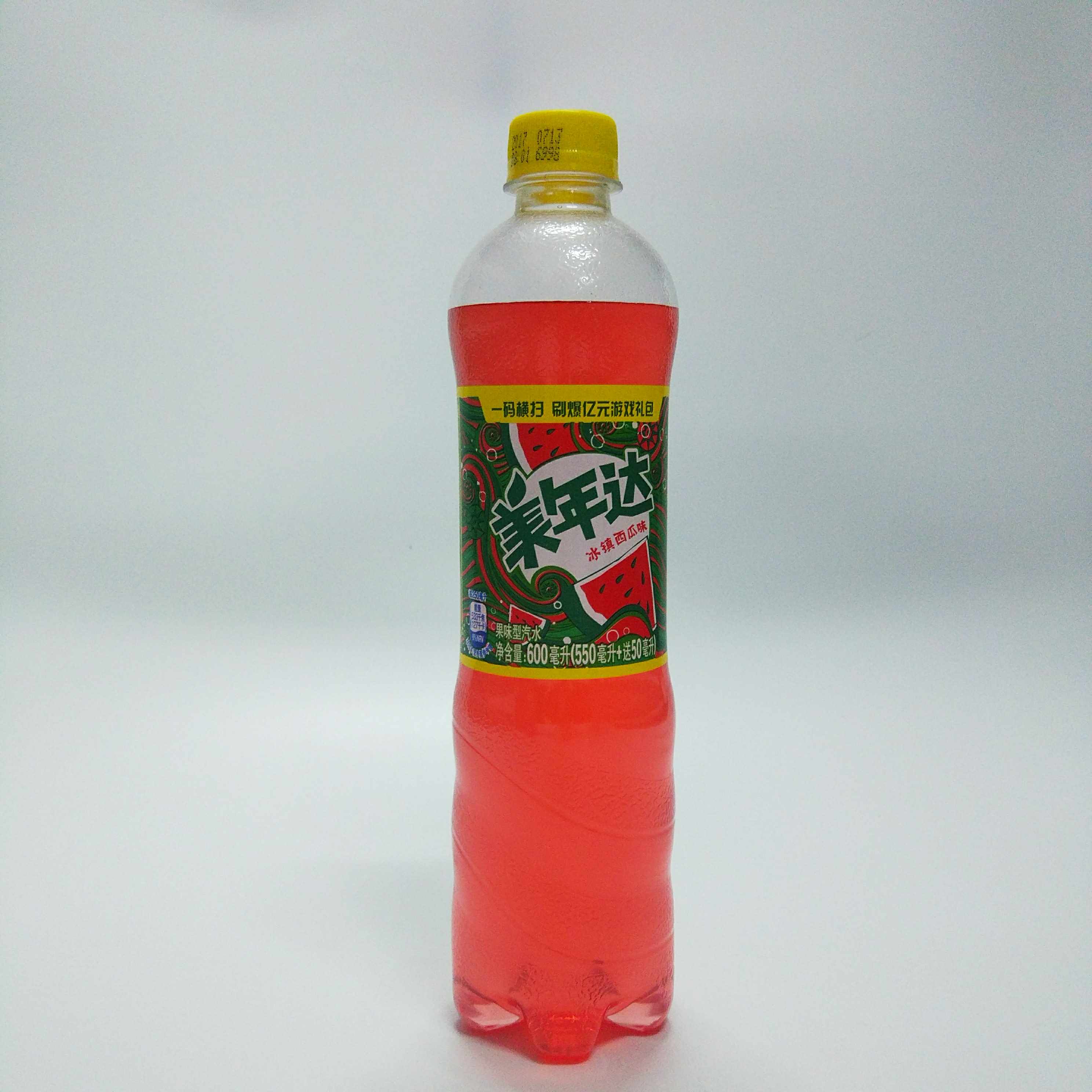 【碳酸饮料】美年达西瓜味600ml