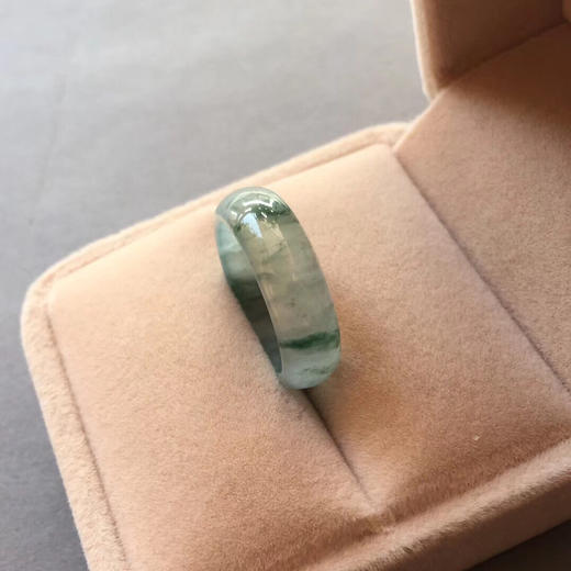 高冰种飘花翡翠指环（12） 商品图1