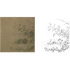 宋画动物小品白描底稿-佚名-《蓼龟图》-斗方小品册页-多种白描尺寸可选-GR12 商品缩略图0