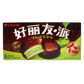 好丽友●派 清新抹茶本味216克（36克x6枚)