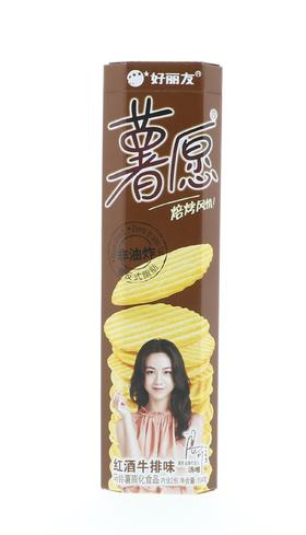 好丽友 薯愿 红酒牛排味104g