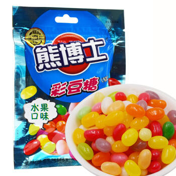 徐福记（1元联包）熊博士彩豆糖(水果口味) 商品图0