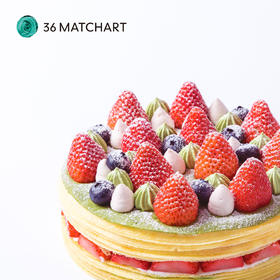 草莓抹茶千层 - 22颗草莓的香甜