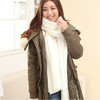 【围巾女】秋冬款男女士纯色空调披肩超长保暖情侣针织毛线围巾 商品缩略图4