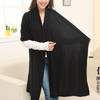 【围巾女】秋冬款男女士纯色空调披肩超长保暖情侣针织毛线围巾 商品缩略图3
