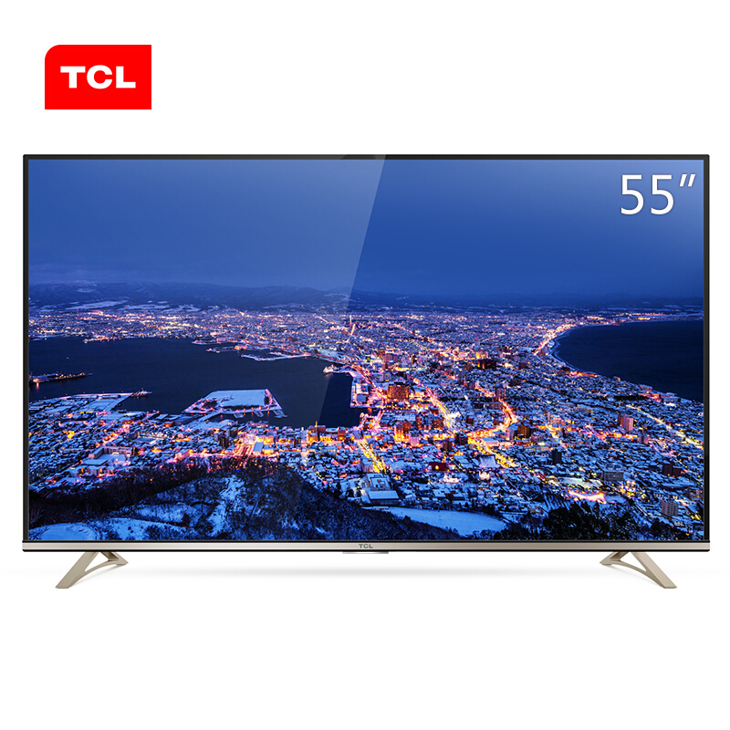 【tcl臻选荟】 l55e5800a-ud 55英寸 4k hdr 三十核安卓智能云电视机