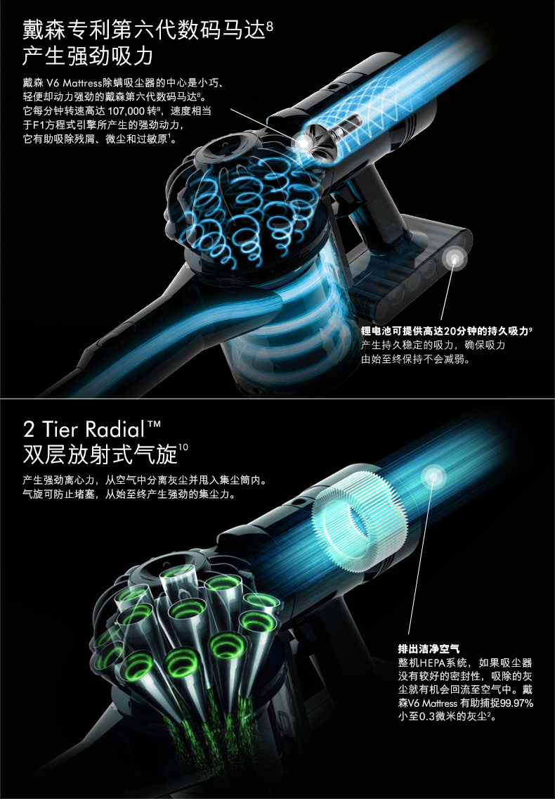 【租借】dyson戴森v6 mattress手持式吸尘器强力除螨仪