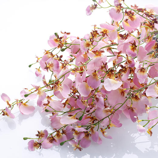 原野高仿真花卉装饰跳舞兰仿真花假花客厅餐桌阳台花瓶整体花艺摆设品 商品图3