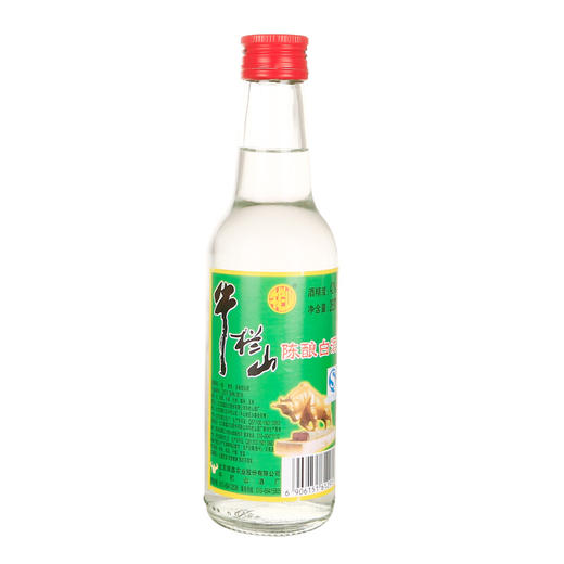 【推荐】北京牛栏山二锅头酒光瓶 小白牛二 陈酿42度低度白酒265ml*20瓶 整箱装 商品图0