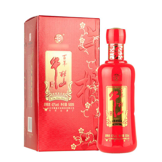 【推荐】牛栏山 百年牛栏山 42度整箱 500ml*6瓶 白酒 红瓶 浓香型白酒 整箱 商品图2