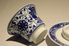 诚德轩景德镇瓷器高温手绘青花茶具 玉蝶花舞46号盖碗 商品缩略图2