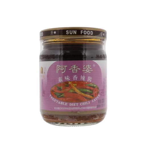 阿香婆素味香辣酱VEGETABLE DIET CHILI SAUCE  200克 商品图0