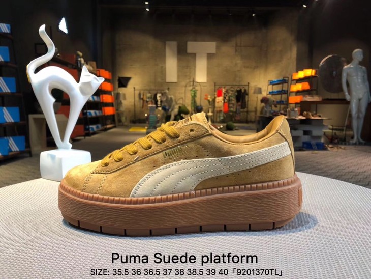 puma suede platform 彪马 蕾哈娜 厚底松糕鞋 官网同步 b20