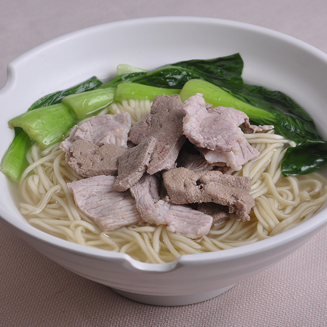 猪肝瘦肉面